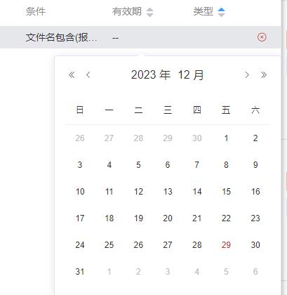 文件权限,按关键字授权,权限有效期