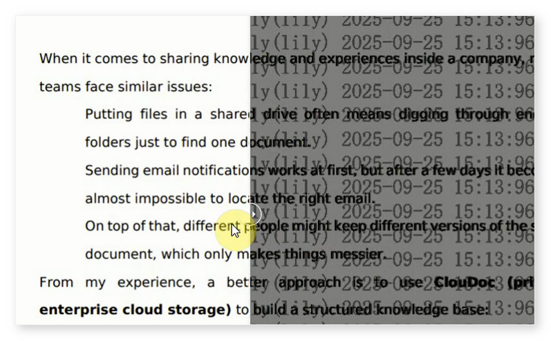 转PDF,暗码水印,文件溯源